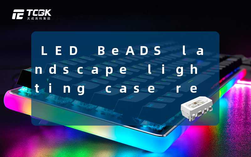 LED BeADS landscape lighting case renderings